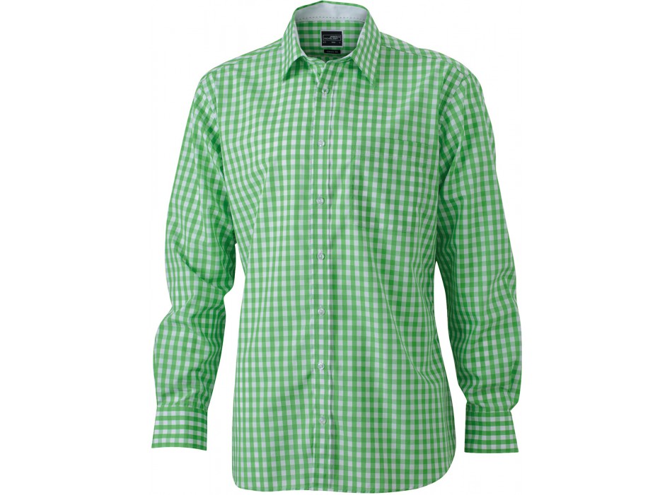 MEN CHECKED SHIRT M/L 100%C FullGadgets.com