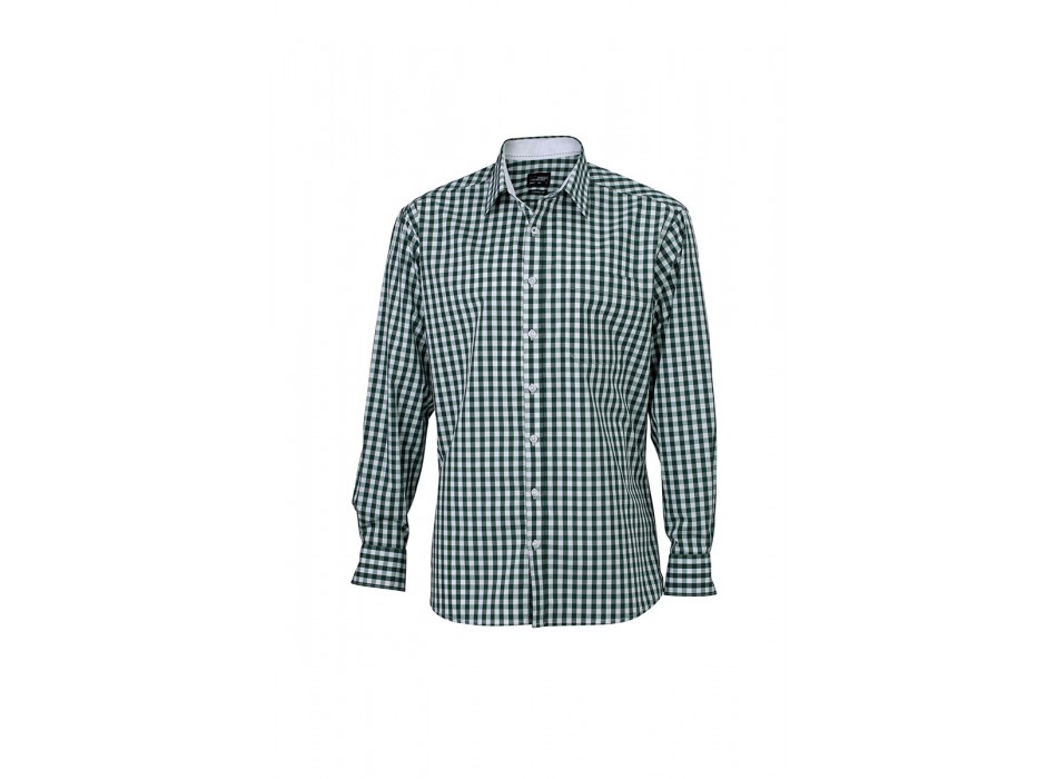 MEN CHECKED SHIRT M/L 100%C FullGadgets.com