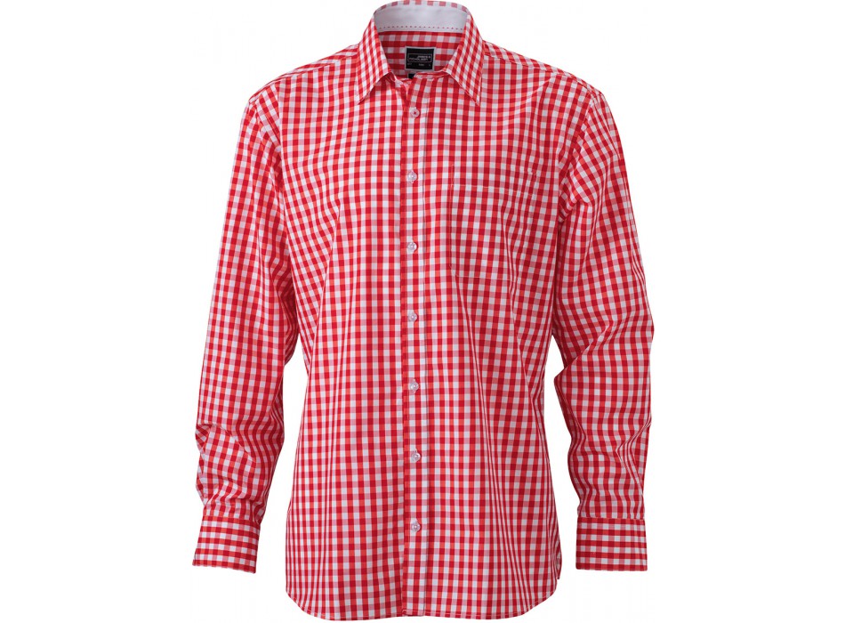 MEN CHECKED SHIRT M/L 100%C FullGadgets.com