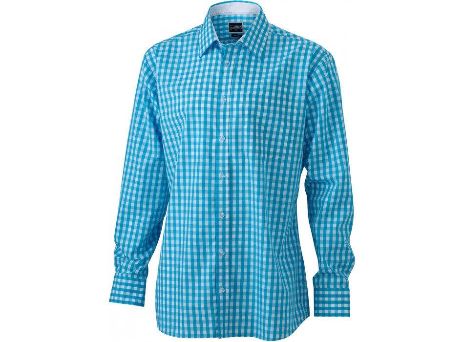 MEN CHECKED SHIRT M/L 100%C FullGadgets.com