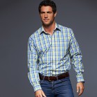 MEN CHECKED SHIRT M/L 100%C FullGadgets.com