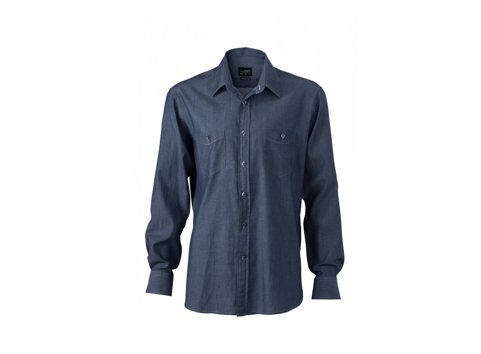 MEN DENIM SHIRT 100%C J&N FullGadgets.com