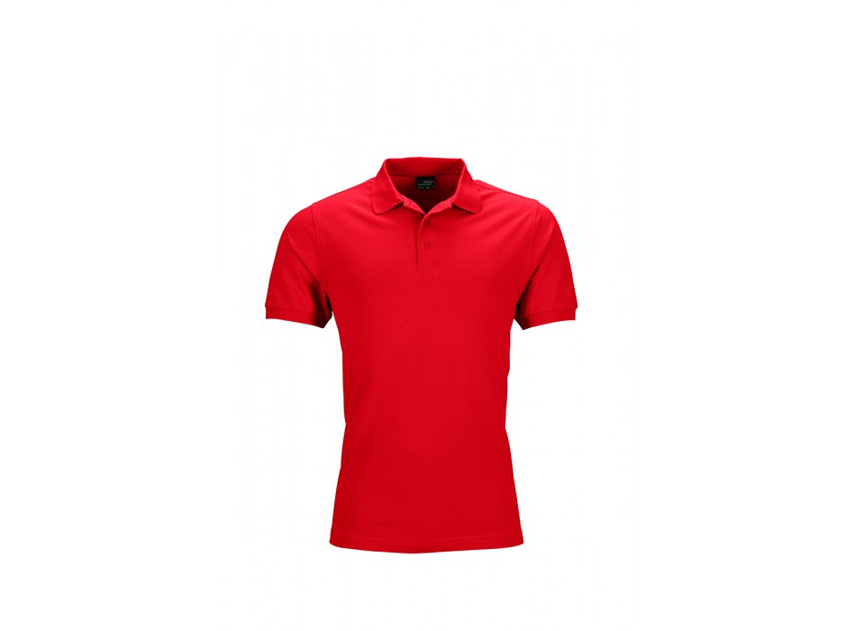 Men Elastic Polo Piqué 95%C5%E FullGadgets.com