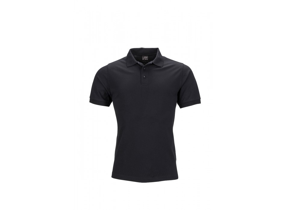 Men Elastic Polo Piqué 95%C5%E FullGadgets.com