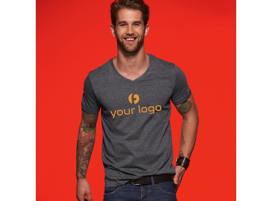 MEN HEATHER T-SHIRT 65%P 35%C FullGadgets.com