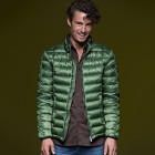 MEN QUILTED DOWN JACKET 100%P FullGadgets.com