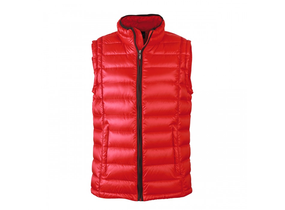 MEN QUILTED DOWN VEST 100%P FullGadgets.com