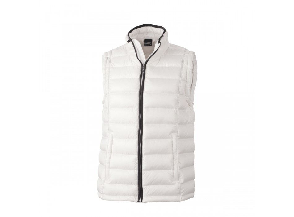 MEN QUILTED DOWN VEST 100%P FullGadgets.com