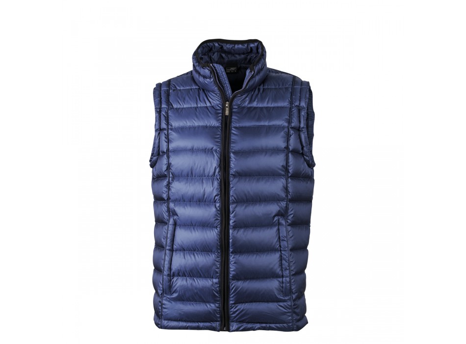 MEN QUILTED DOWN VEST 100%P FullGadgets.com