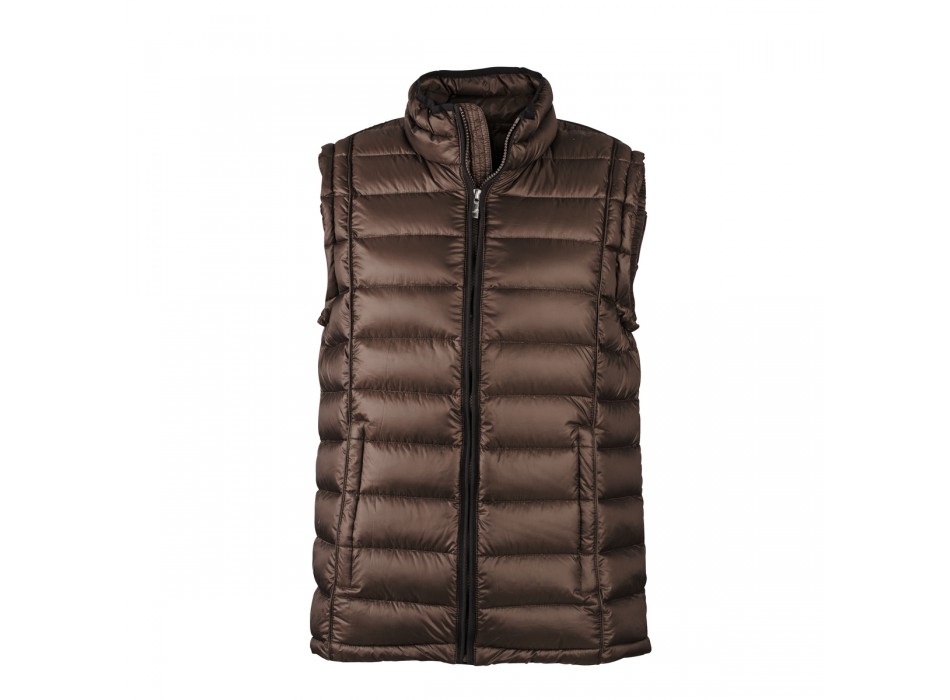 MEN QUILTED DOWN VEST 100%P FullGadgets.com