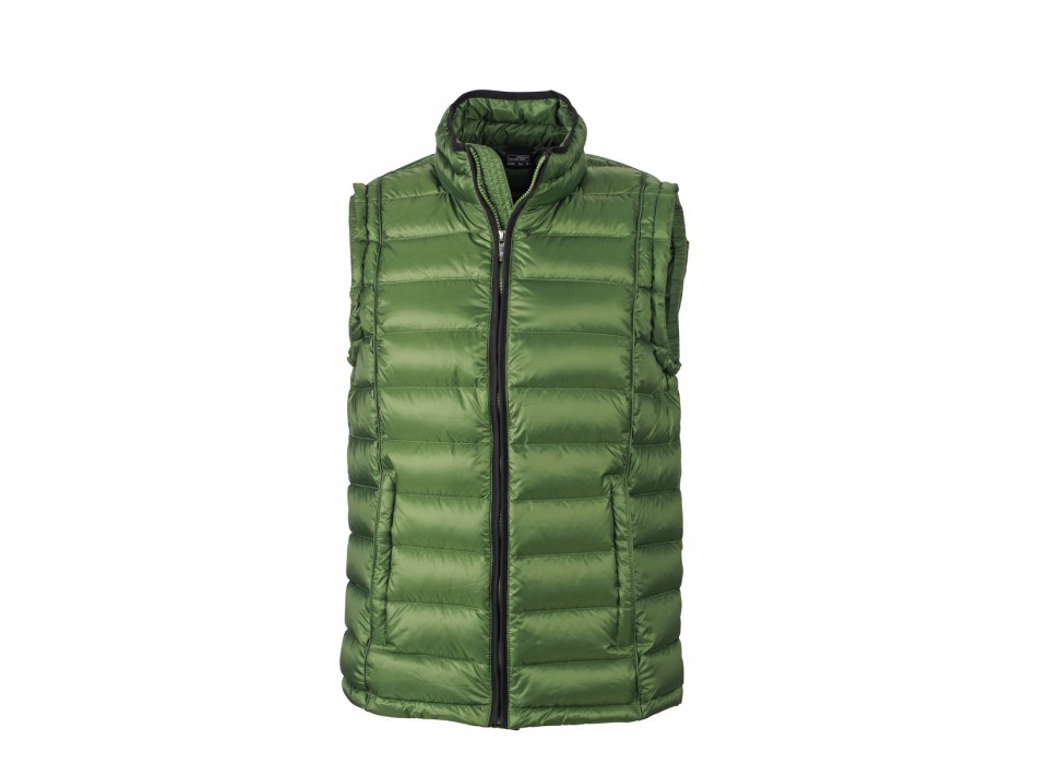 MEN QUILTED DOWN VEST 100%P FullGadgets.com