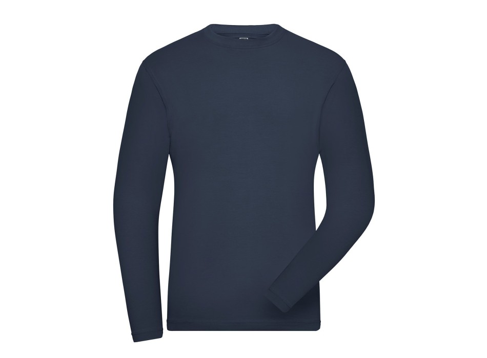 Men's Bio Stretch-Longsleeve Work - Solid FullGadgets.com