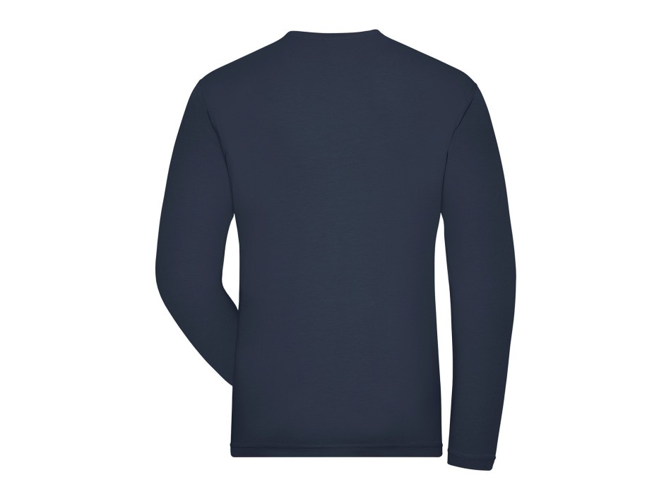 Men's Bio Stretch-Longsleeve Work - Solid FullGadgets.com