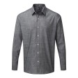 Men's Cotton Slub Chambray Long Sleeve Shirt FullGadgets.com