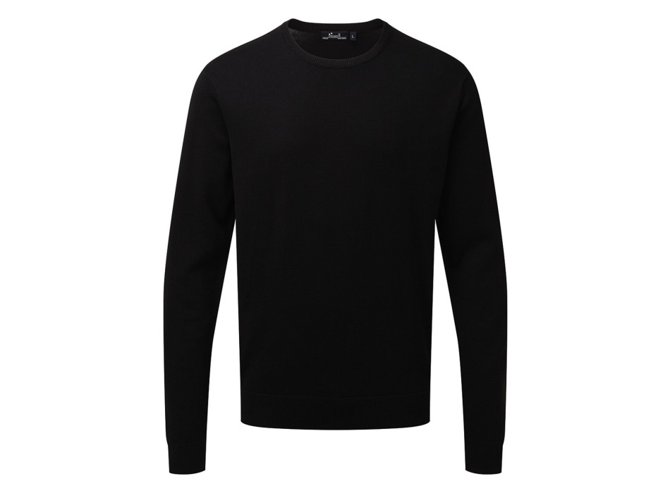 Men's Crew Neck Cotton Rich Knitted Sweater FullGadgets.com