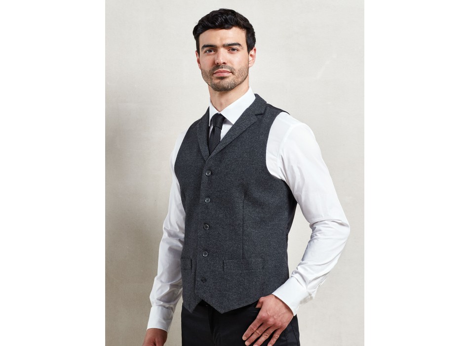 Men’s Herringbone Waistcoat FullGadgets.com