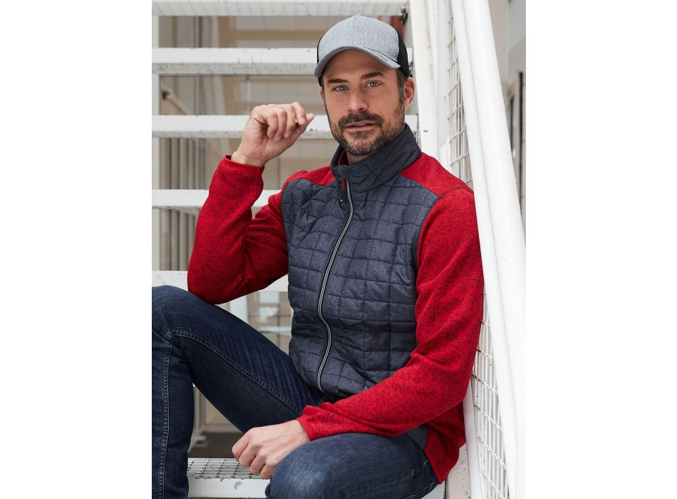 Men's Knitted Hybrid Jacket FullGadgets.com