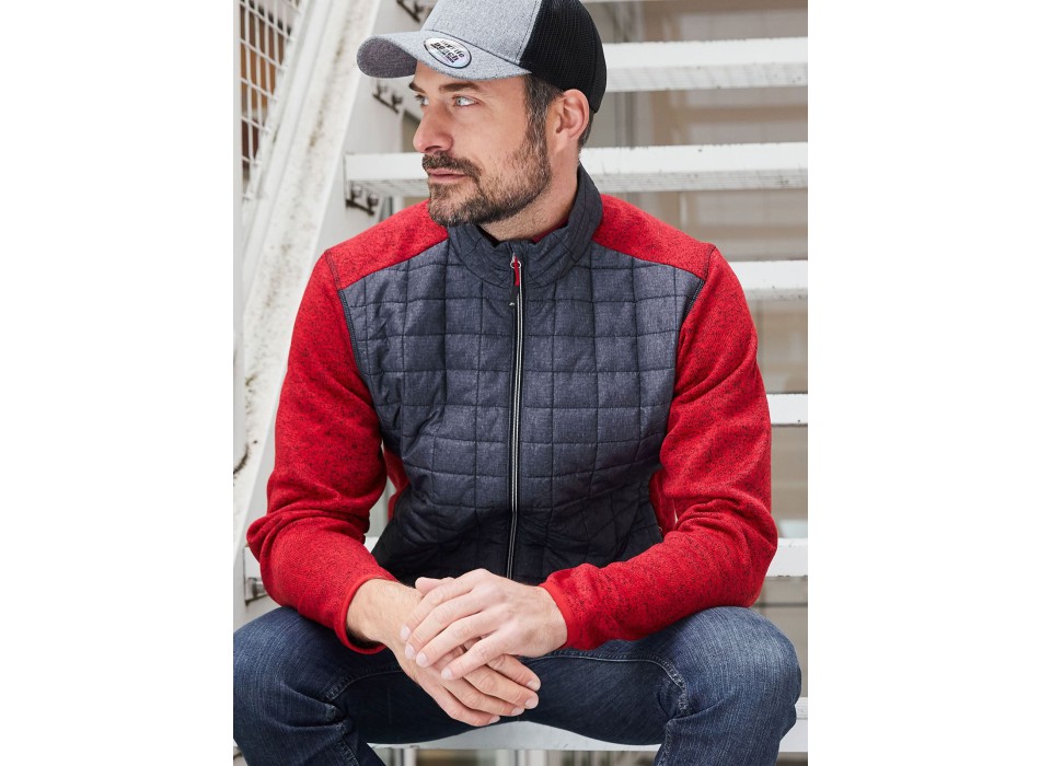 Men's Knitted Hybrid Jacket FullGadgets.com