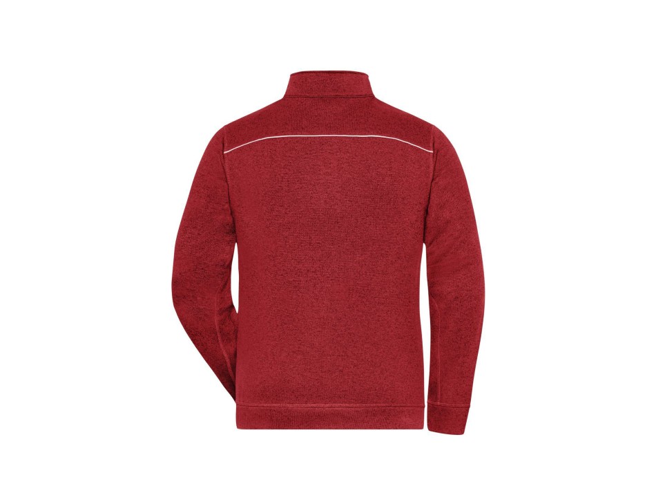 Men's Knitted Workwear Fleece Jacket - Solid FullGadgets.com