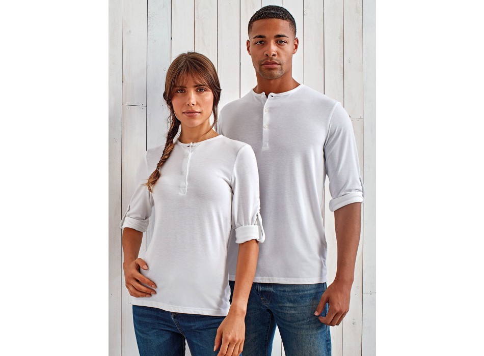 Men's Long John Roll Sleeve Tee FullGadgets.com