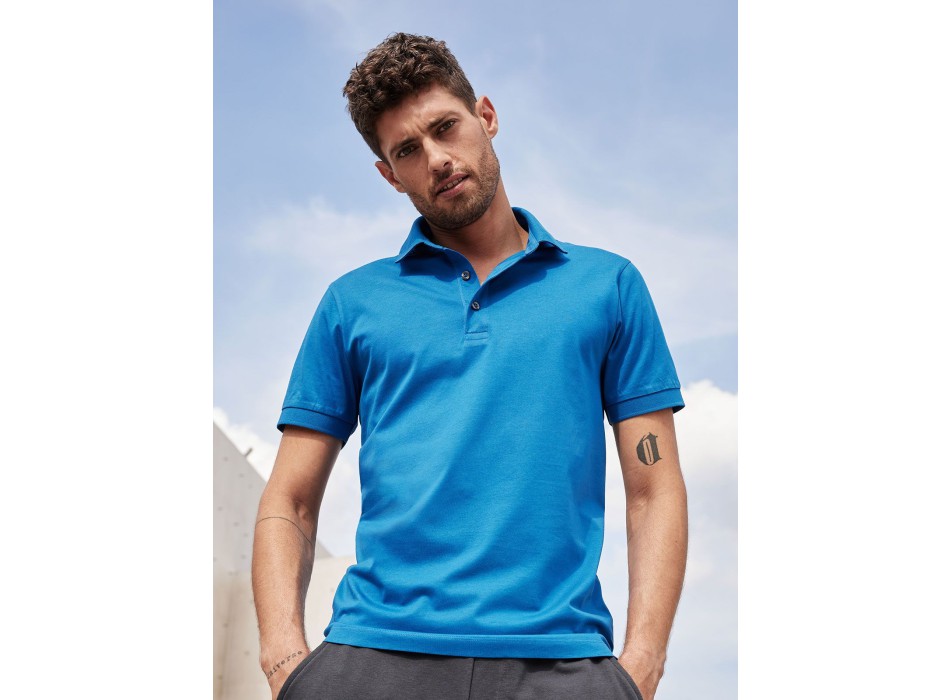 Men's Mercerised Polo Slim Fit FullGadgets.com