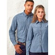 Men's Organic Chambray Fairtrade Shirt FullGadgets.com