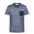 Men's T-Shirt Striped 100% Ocs Personalizzabile |James 6 Nicholson