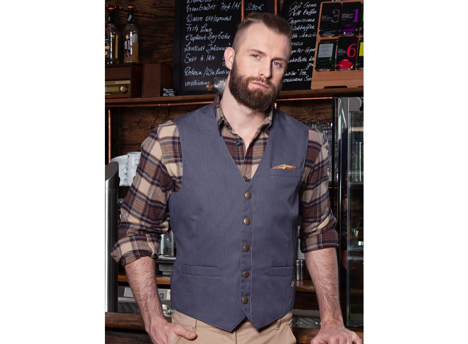 Men's Waistcoat Jeans-Style FullGadgets.com