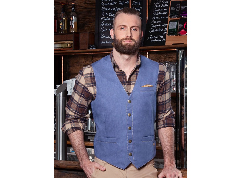 Men's Waistcoat Jeans-Style FullGadgets.com