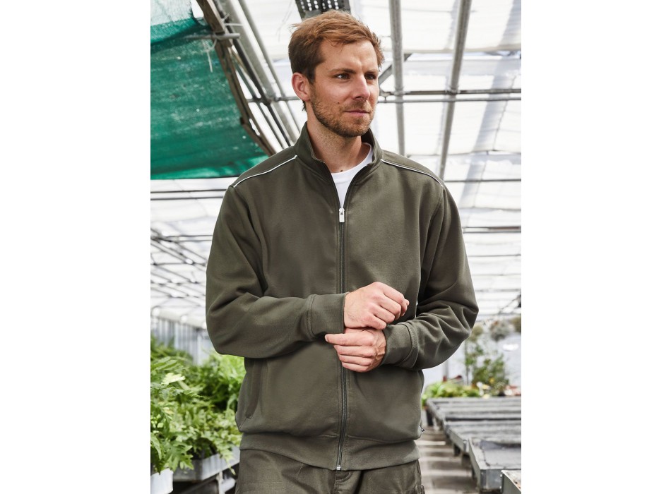 Men's Workwear Sweat-Jacket - Solid FullGadgets.com