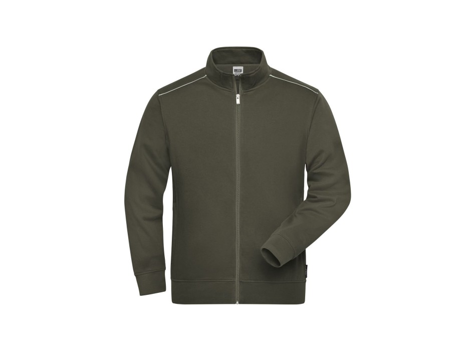 Men's Workwear Sweat-Jacket - Solid FullGadgets.com