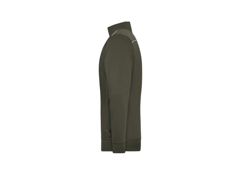 Men's Workwear Sweat-Jacket - Solid FullGadgets.com