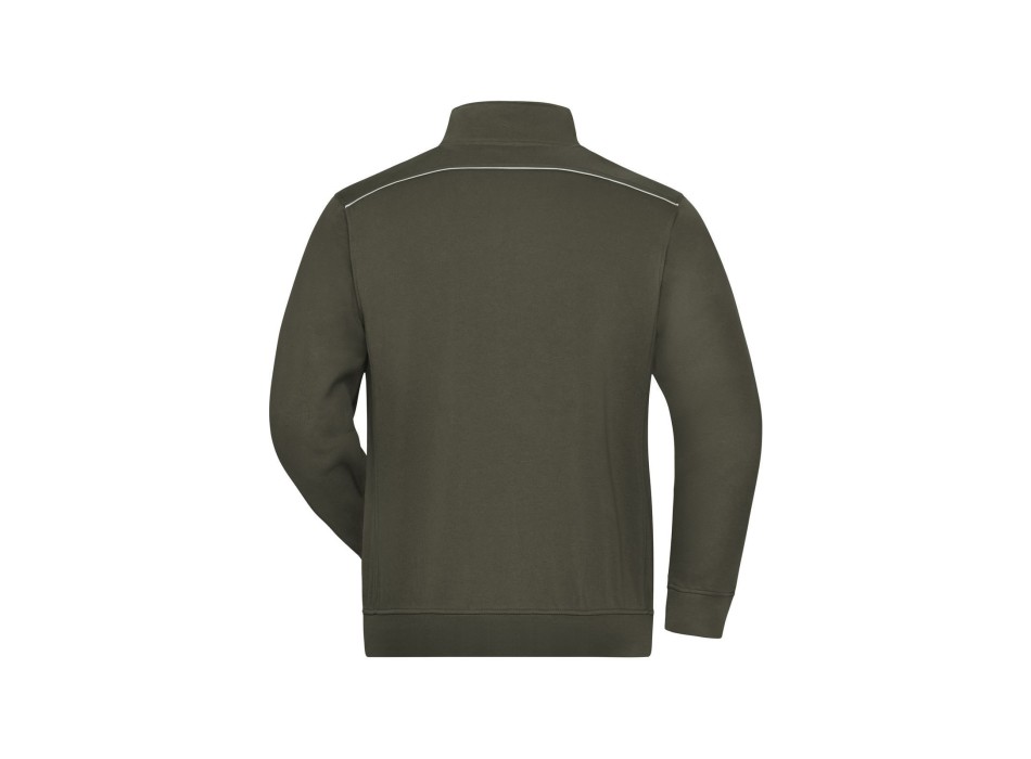 Men's Workwear Sweat-Jacket - Solid FullGadgets.com