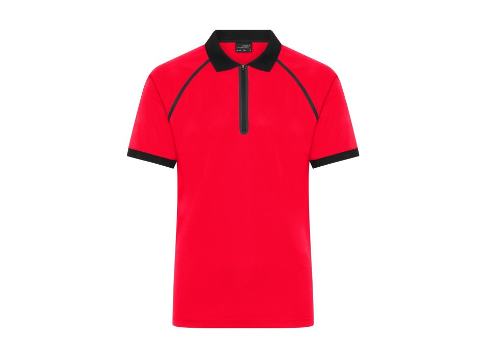 Men's Zip-Polo FullGadgets.com