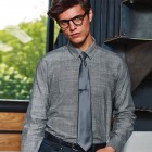 Men Slub Chambray LSshirt100%C FullGadgets.com