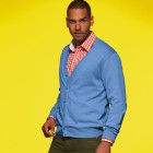 MEN V-NECK CARDIGAN 100%C FullGadgets.com