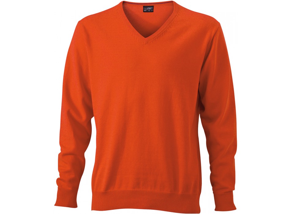 MEN V-NECK PULLOVER 100%C FullGadgets.com