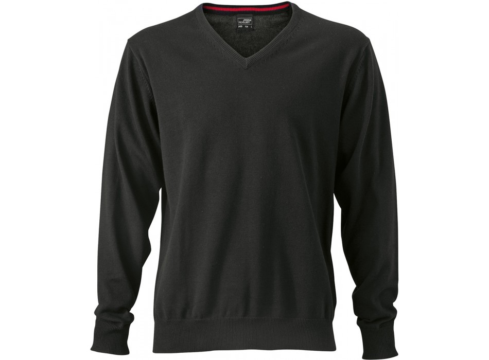 MEN V-NECK PULLOVER 100%C FullGadgets.com