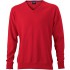 Men V-Neck Pullover 100% Cotone Personalizzabile