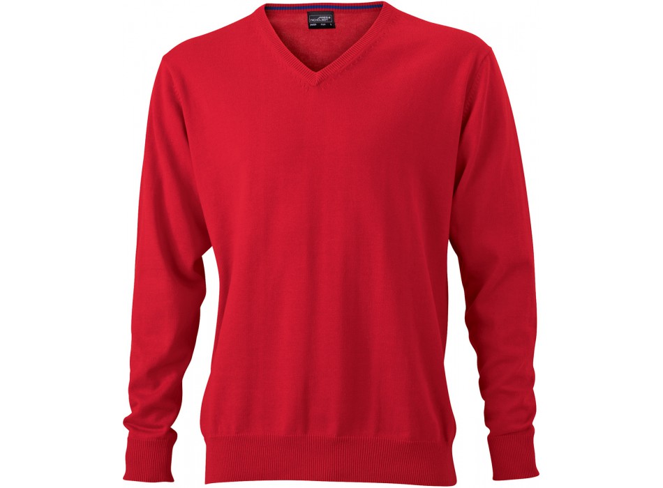 MEN V-NECK PULLOVER 100%C FullGadgets.com