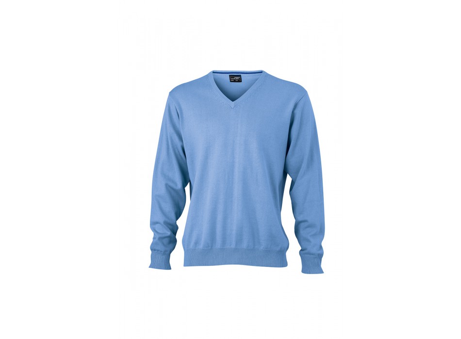 MEN V-NECK PULLOVER 100%C FullGadgets.com