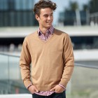 MEN V-NECK PULLOVER 100%C FullGadgets.com