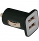 Micro caricabatterie usb da auto , con doppia porta usb FullGadgets.com