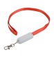 Nastro da collo con moschettone con funzione di cavo di ricarica con prese micro-usb/light FullGadgets.com