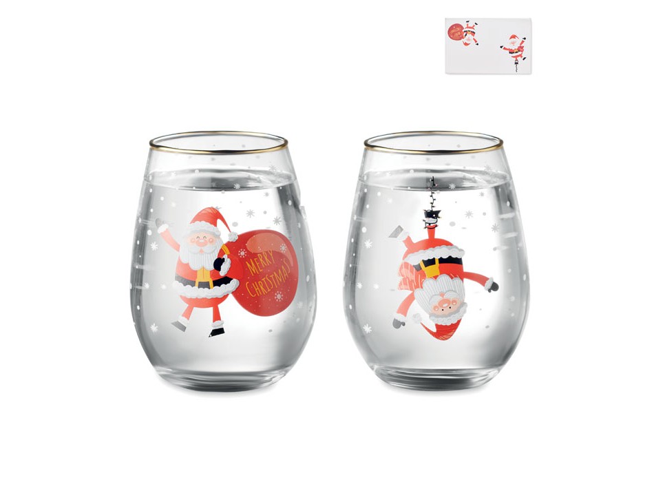 NOEL - Set di 2 bicchieri di Natale FullGadgets.com