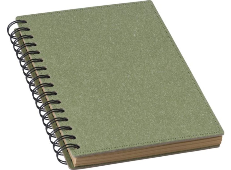 Notebook wire-o con copertina rigida in cartone riciclato Caleb FullGadgets.com