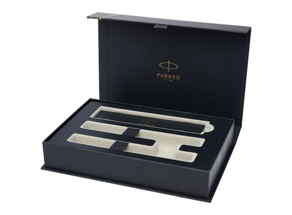 Parker set penna a sfera e penna roller acromatiche in confezione regalo IM FullGadgets.com