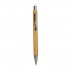 Penna A Scatto Con Fusto In Bambù, Touch Colorato E Punta Cromata Personalizzabile