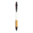 Penna a scatto in plastica con 3 refill, con gommino per touch screen, impugnatura in bamb FullGadgets.com