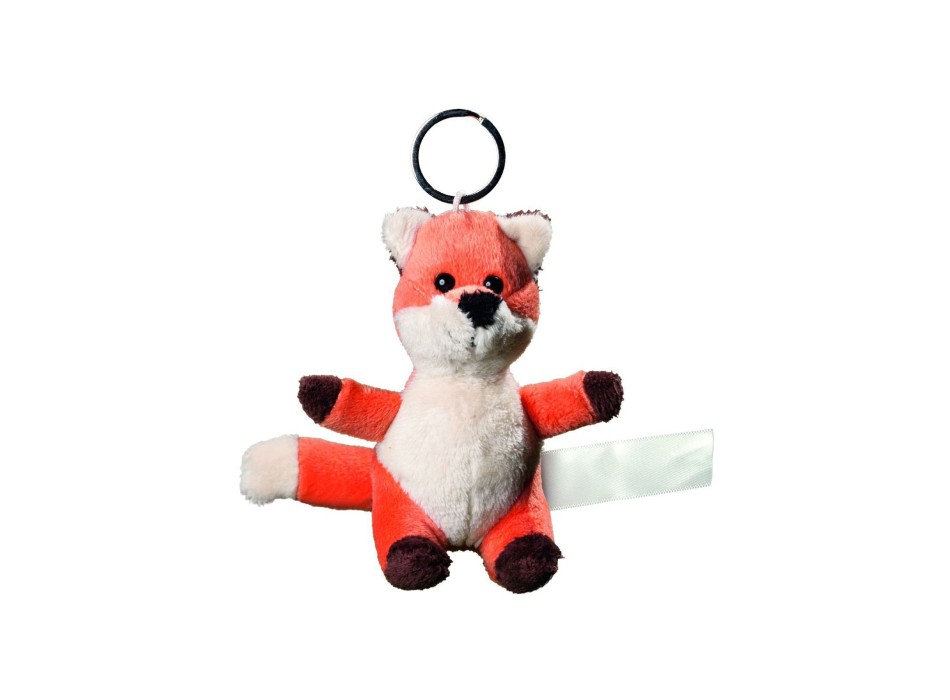 Plush fox with keychain FullGadgets.com